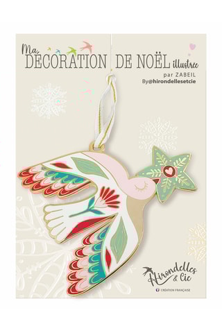 Decoração de natal Maison bonbon (hirondelle) - 10 cm