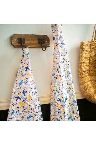 Avental em algodão biológico Scandy Winter - Branco