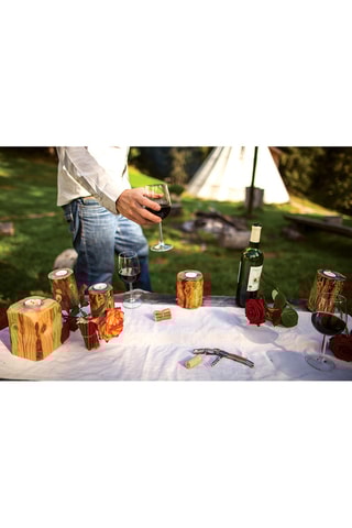 Sommelier Grand cru em madeira de oliveira e aço inoxidável 