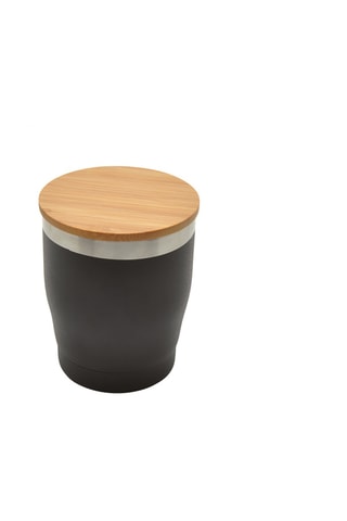 Caneca isotérmica em aço inoxidável 18/8 com tampa de bambu Nagano - 33 cl