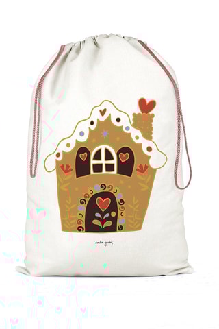 Saco Maison pain d'épices - Cru e bege