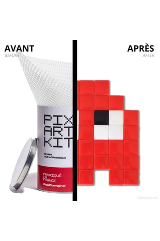 5 kits de pixel art Gloomies - Preto e laranja