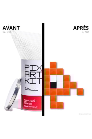 5 kits de pixel art Little Alien(s) - Laranja