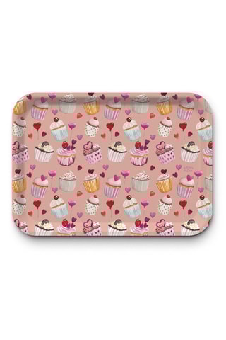 Bandeja De l'amour et des cupcakes - 42 x 30 cm