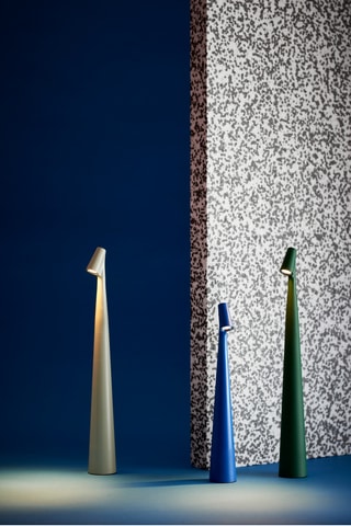 Candeeiro de leitura tátil LED Yves - Azul-celeste - 3 W