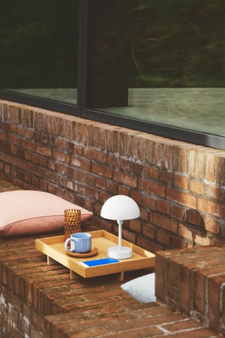 Candeeiro de mesa LED Doris - Branco