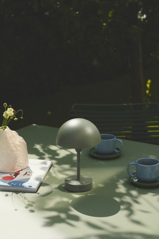 Candeeiro de mesa LED Doris - Cinzento