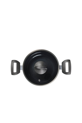 2 casseroles marmites revêtement céramique Carbone Pro - 24 et 28 cm - 4,2/6,5 l