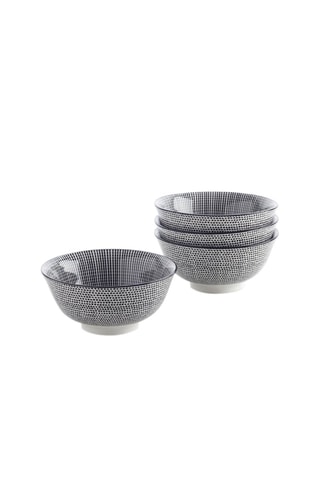 4 bols en porcelaine