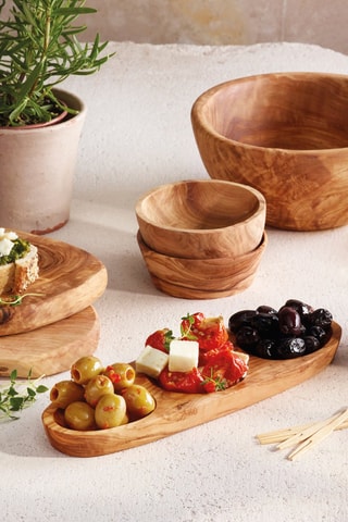 Mortier et pilon en bois d'olivier