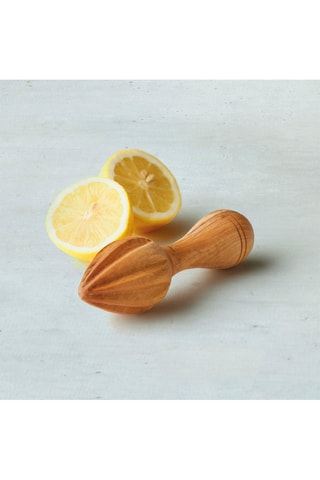 Presse-agrumes manuel en bois d'olivier