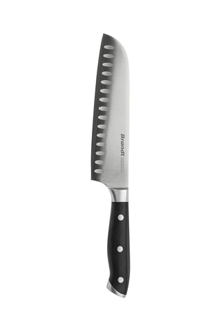 Couteau Santoku riveté en acier inoxydable - 18 cm