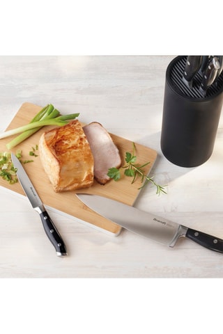 Couteau Santoku riveté en acier inoxydable - 18 cm