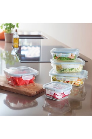 5 boîtes de conservation - 0,32 l /0,8 l / 0,37 l / 0,64 l / 1,05 l