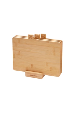Planche à découper en bambou - 4 pièces