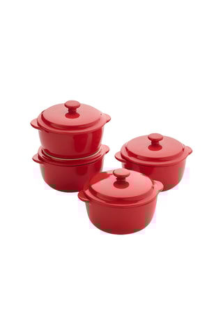 4 cocottes en céramique - 0,25 l