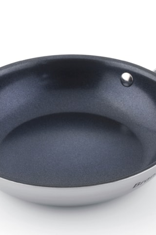 Poêle à frire en acier inoxydable - 28 cm