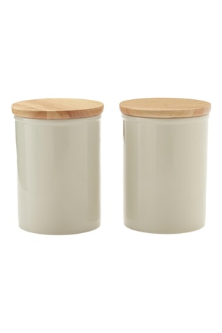 2 boîtes de conservation en céramique - 1,3 l