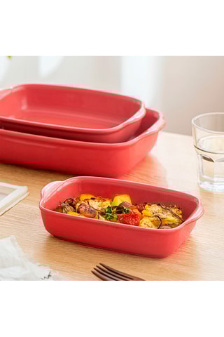 3 plats à four en céramique