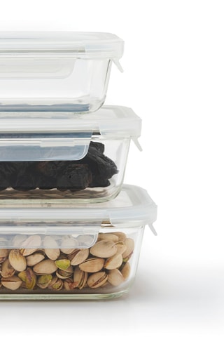 8 boîtes de conservation en verre  - 370 ml