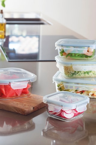 8 boîtes de conservation en verre  - 370 ml