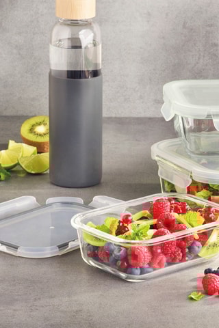 8 boîtes de conservation en verre  - 370 ml