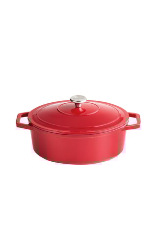 Cocotte ovale en fonte d'acier - 4,7 l