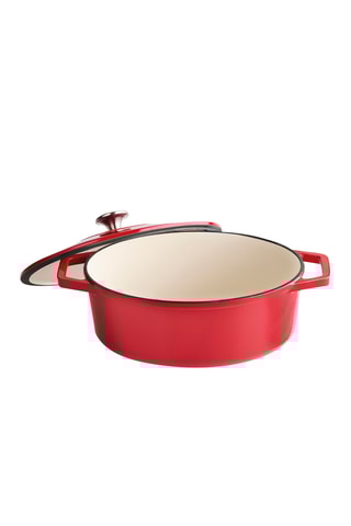 Cocotte ovale en fonte d'acier - 4,7 l