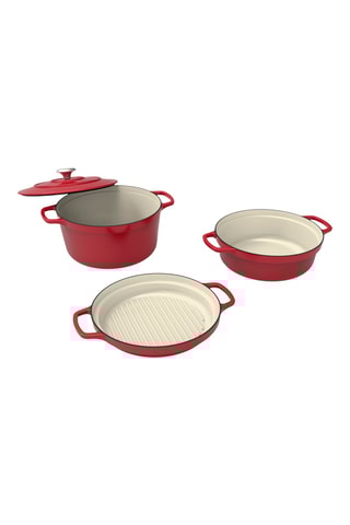 Batterie de cuisine en fonte - 4 pièces