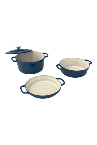 Batterie de cuisine en fonte - 4 pièces