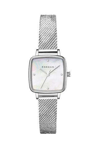 Metalen Quartz Horloge - Zilverkleurig