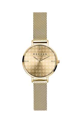 Relógio de quartzo em aço - Dourado