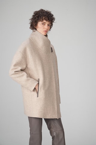 Manteau en laine - Beige