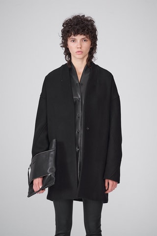 Manteau en laine - Noir