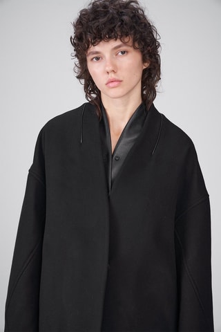Manteau en laine - Noir