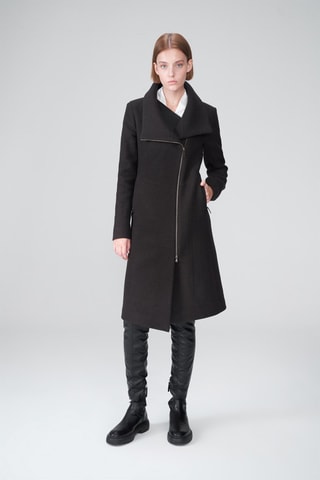 Manteau en laine - Anthracite
