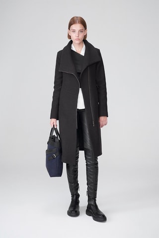 Manteau en laine - Anthracite