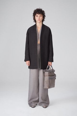 Manteau en laine - Anthracite