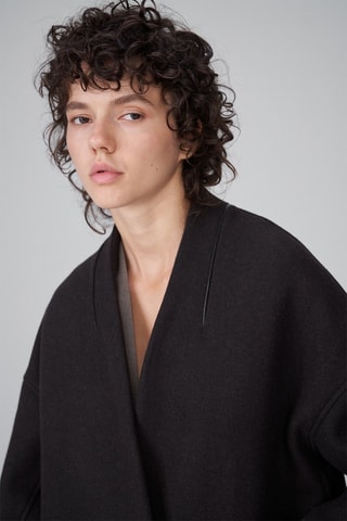 Manteau en laine - Anthracite