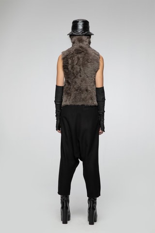 Veste en peau lainée de mouton - 
Nude