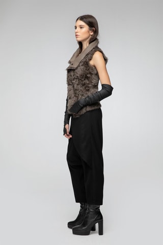 Veste en peau lainée de mouton - 
Nude