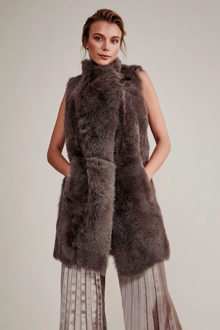 Veste en peau de mouton lainée - 
Nude