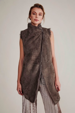 Veste en peau de mouton lainée - 
Nude