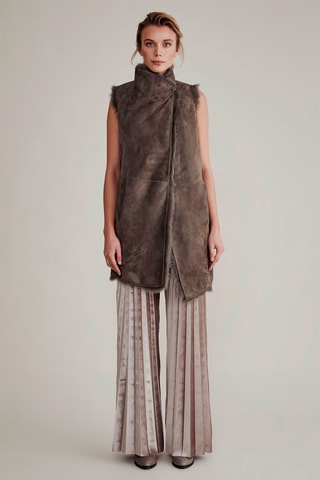 Veste en peau de mouton lainée - 
Nude