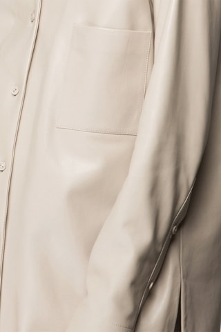 Veste en cuir d’agneau - Beige