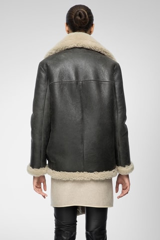 Veste en laine de mouton - Anthracite