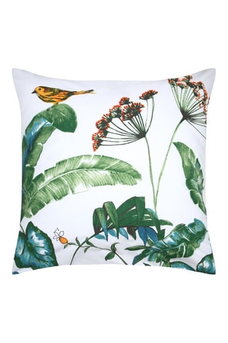 Taie d'oreiller - Blanc et vert