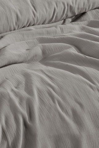 Drap-housse en gaze de coton - Gris