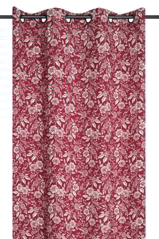 Cortina Bibury - Vermelho - 140 x 260 cm