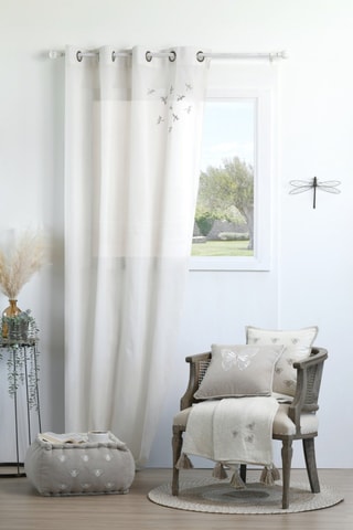 Cortina Buttine - Cru - 140 x 260 cm